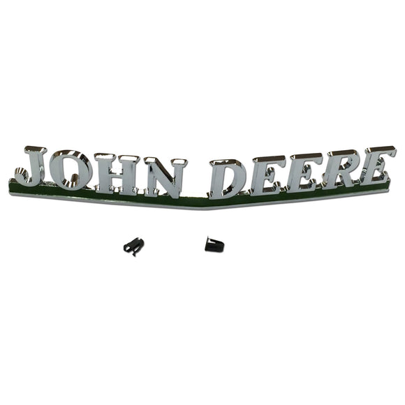 Front Grille Nameplate, fits John Deere 40, 420, 50, 60, 70, 80 & R models - Bubs Tractor Parts