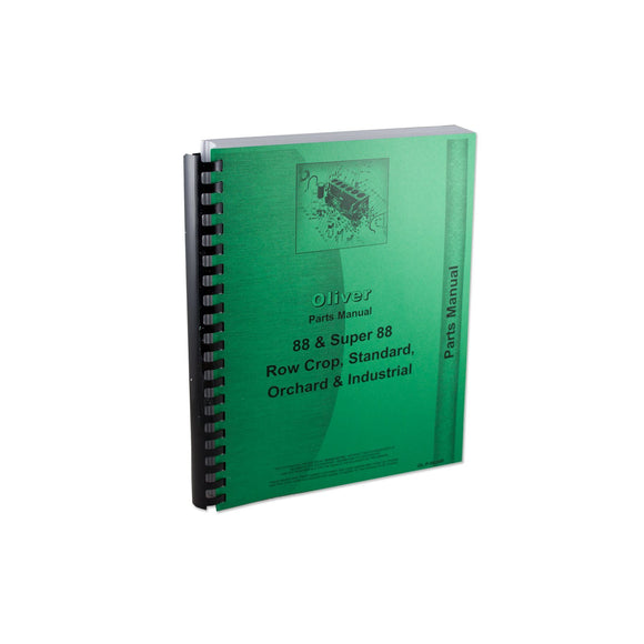 Oliver 88, Super 88, Gas & Diesel, Rowcrop, Standard, Industrial, Orchard, Parts Manual - Bubs Tractor Parts