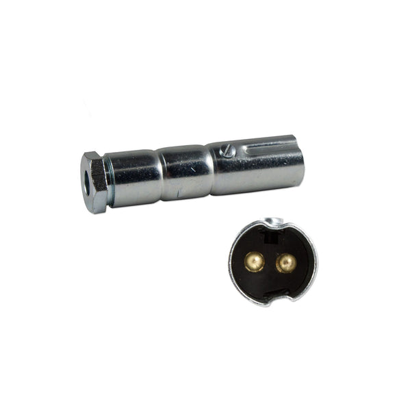 AUXILIARY MALE 2 PIN CONNECTOR PLUG - Bubs Tractor Parts