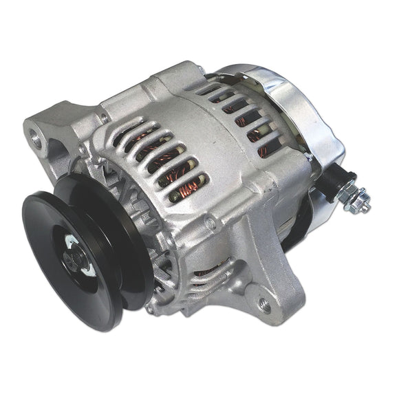 Mini 35 Amp 12-V Negative Ground Alternator with Pulley - Bubs Tractor Parts