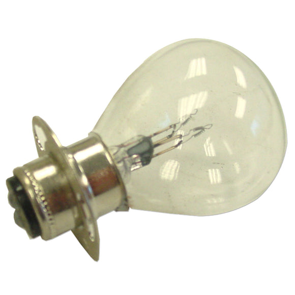 6 volt double contact light Bulb with ring - Bubs Tractor Parts