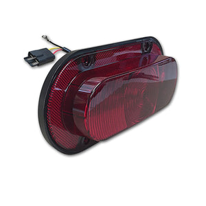 LED Tail/Warning Light with Red Lens - Bubs Tractor Parts