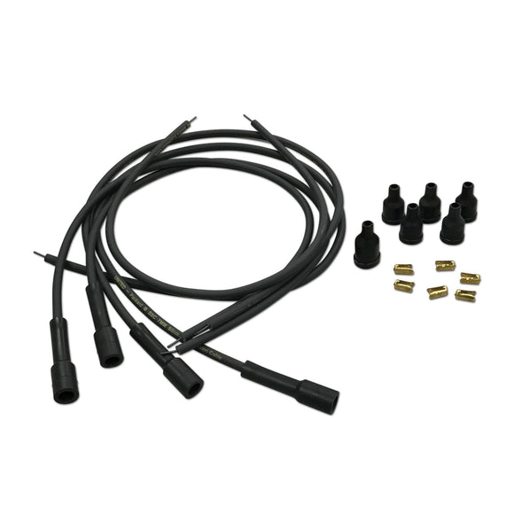 Spark Plug Wiring Set with Straight Boots, 4-cyl. - Bubs Tractor Parts