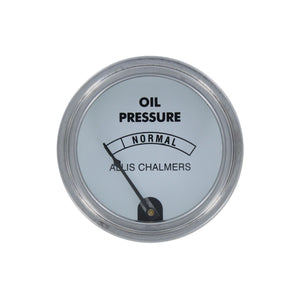 Oil Pressure Gauge, White Face (0-45 PSI) - Bubs Tractor Parts