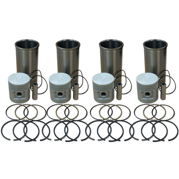 Sleeve and Piston Kit (4-cylinder) - Bubs Tractor Parts