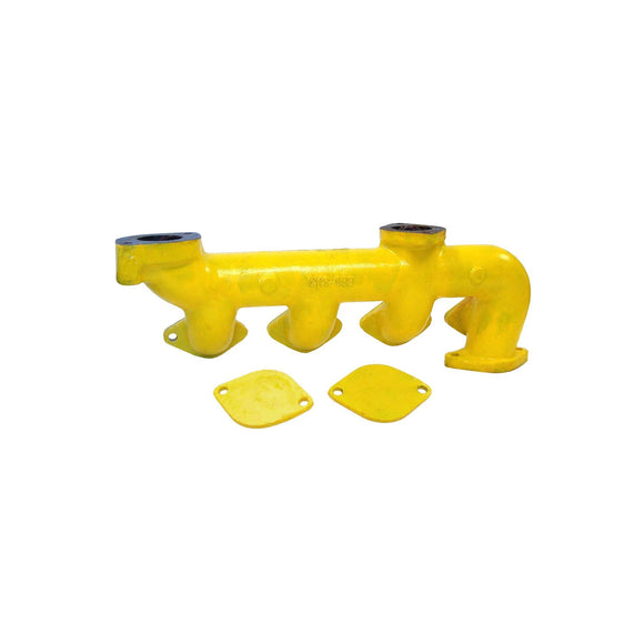 Case Exhaust Manifold (Includes 2 Plates) For Case 430, 530 630 & Many More! - Bubs Tractor Parts