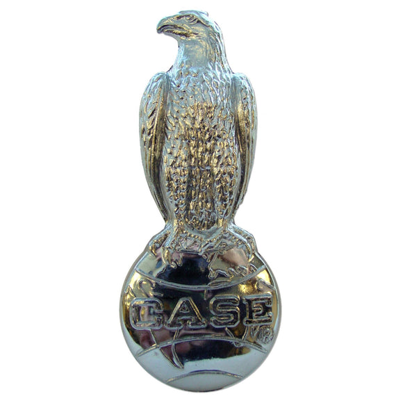 Chrome Case Eagle Emblem - Bubs Tractor Parts