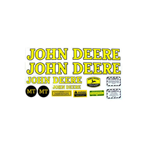 JD MT 1947-52: Mylar Decal Set - Bubs Tractor Parts