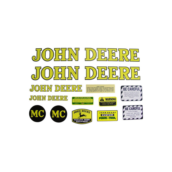 JD MC 1947-52: Mylar Decal Set - Bubs Tractor Parts