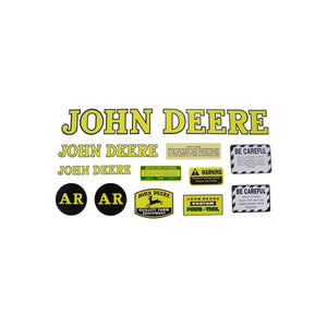 JD AR 1947-52: Mylar Decal Set - Bubs Tractor Parts