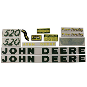 JD 520: Mylar Decal Set - Bubs Tractor Parts