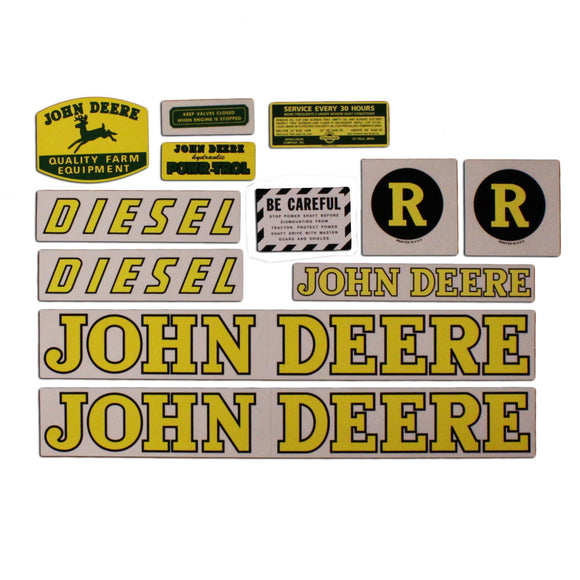 JD R: Mylar Decal Set - Bubs Tractor Parts