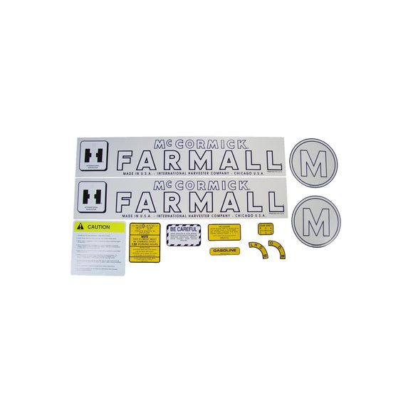 IH M 1945-52: Mylar Decal Set - Bubs Tractor Parts