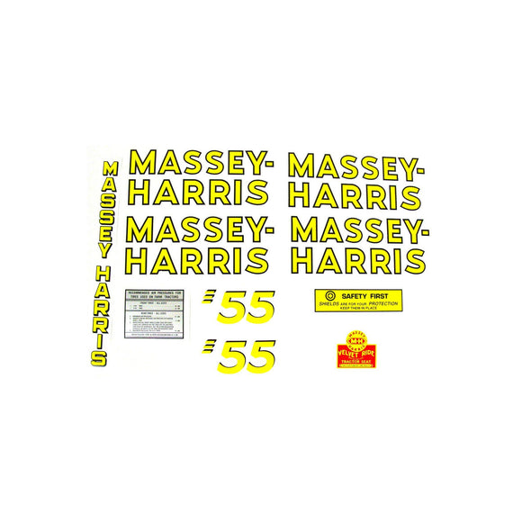 MH 55: Mylar Decal Set - Bubs Tractor Parts
