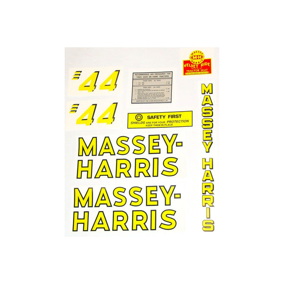 MH 44: Mylar Decal Set - Bubs Tractor Parts