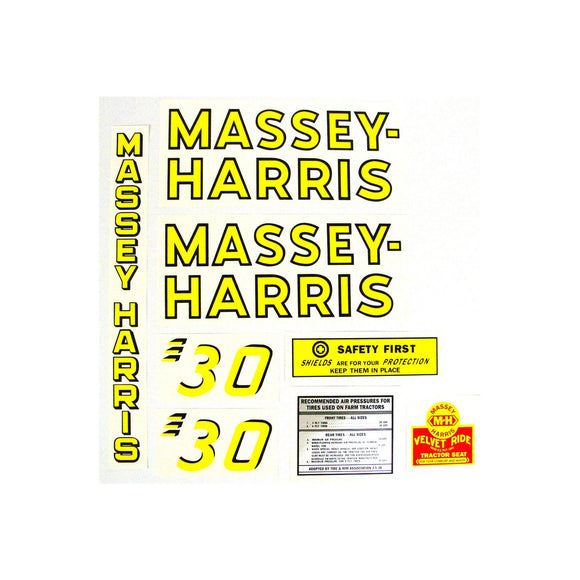 MH 30: Mylar Decal Set - Bubs Tractor Parts