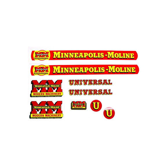 MM U: Mylar Decal Set - Bubs Tractor Parts