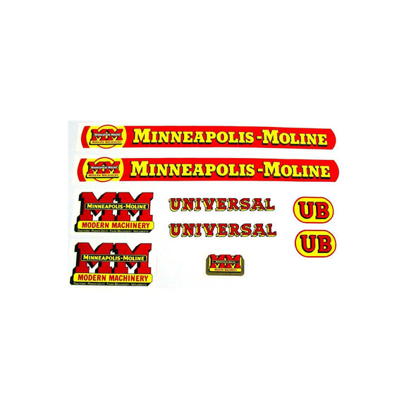 MM UB: Mylar Decal Set - Bubs Tractor Parts
