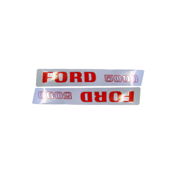 Ford 5000 Up To 1968: Mylar Decal Set - Bubs Tractor Parts