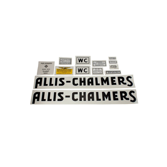 AC WC 1941-48: Mylar Decal Set - Bubs Tractor Parts
