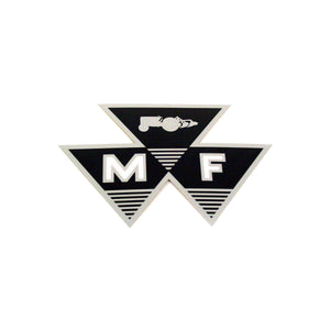 MF Models: Mylar Decal 6" 1-Piece Triple Triangle Logo - Bubs Tractor Parts