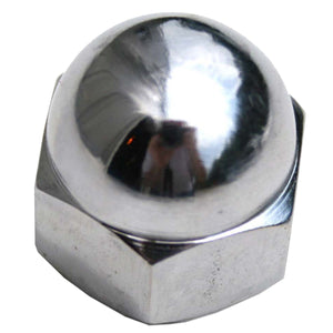 Chrome Steering Wheel Nut - Bubs Tractor Parts