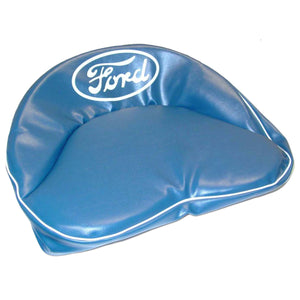 Blue And White Tractor Seat Cushion - Bubs Tractor Parts
