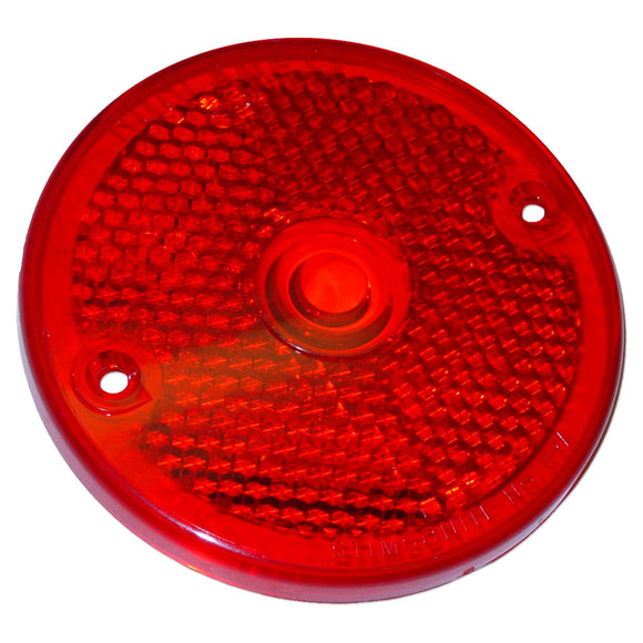 Red Plastic Tail Lite Lense - Bubs Tractor Parts