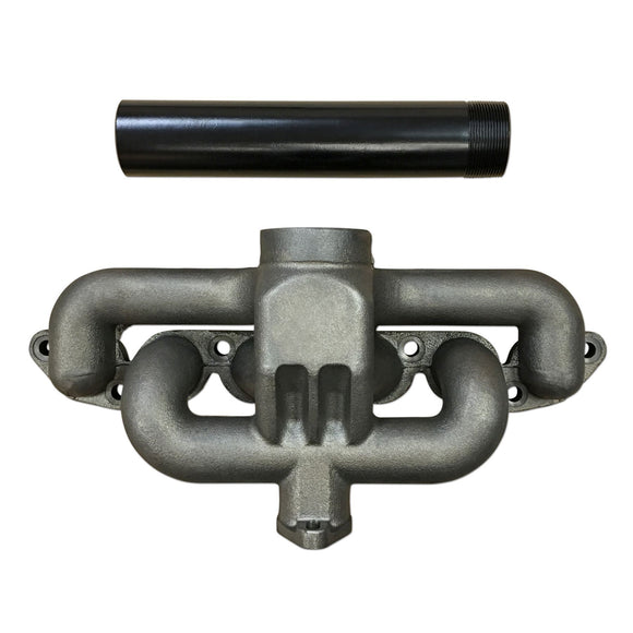 Intake & Exhaust Manifold With Pipe - Bubs Tractor Parts