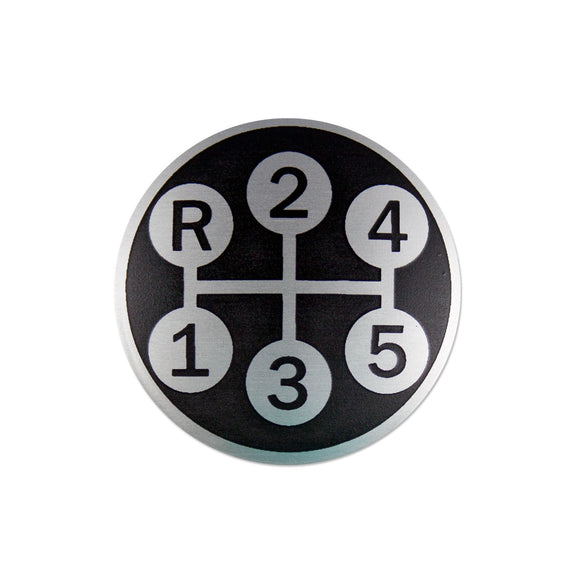 Shift Pattern Insert For Our IHS242 Gear Shift Knob - Bubs Tractor Parts