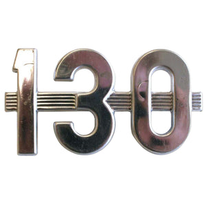 Side Emblem "130" - Bubs Tractor Parts