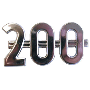 Side Emblem "200" - Bubs Tractor Parts