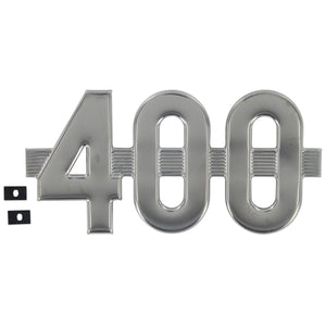 Side Emblem "400" - Bubs Tractor Parts