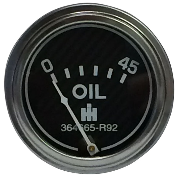 Oil Pressure Gauge (0-45 PSI) - Engine mounted - Bubs Tractor Parts