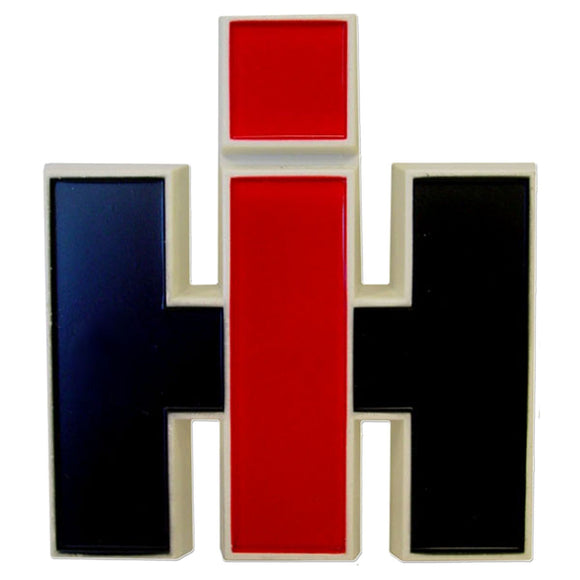 Plastic IH Emblem (For Front Or For Cab) - Bubs Tractor Parts