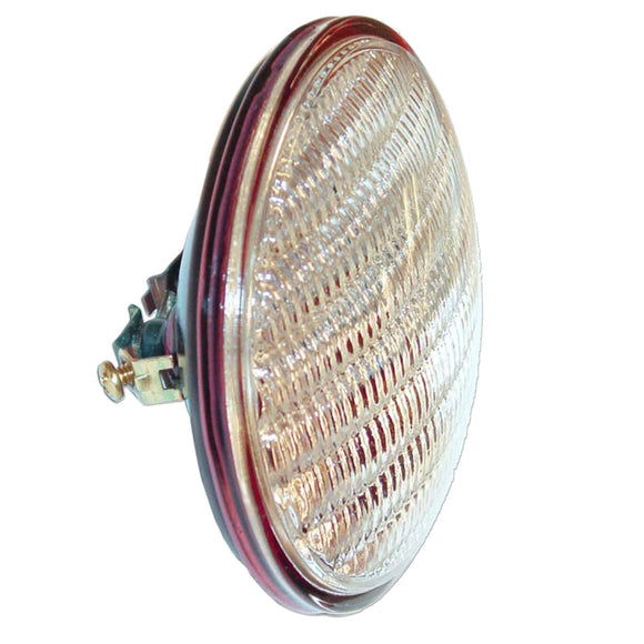 12-volt Sealed Beam Combination Rear Lamp w/ transparent red background using separate bulb - Bubs Tractor Parts