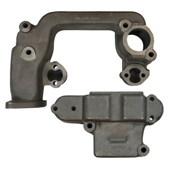 Intake & Exhaust Manifold -- 2 Pieces, Fits John Deere 60, 620, 630 - Bubs Tractor Parts