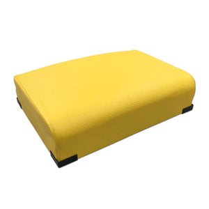 Bottom Seat Cushion, yellow vinyl with springs, like original! Fits John Deere 2 cylinder models - Bubs Tractor Parts