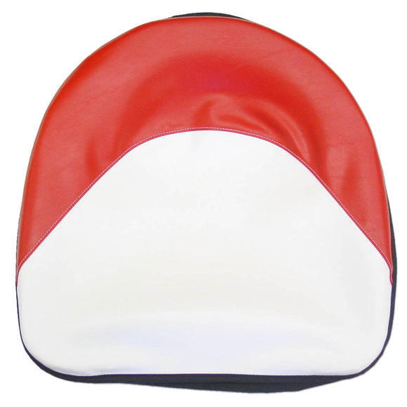 Red And White Tractor Seat Cushion - Bubs Tractor Parts