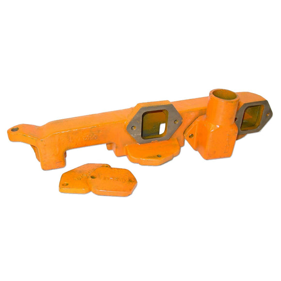 Minneapolis Moline Manifold (Exhaust) -- Includes Elbow & Plates! For MM Jetstar & Many More - Bubs Tractor Parts