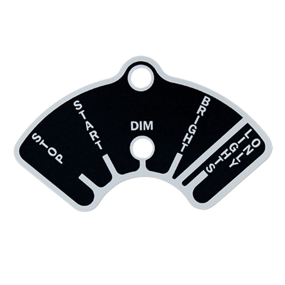 COMBINATION SWITCH INSTRUCTION PLATE - Bubs Tractor Parts