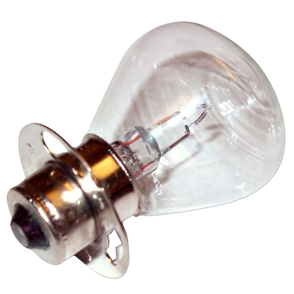 6 Volt, single contact Headlight Bulb with ring - Bubs Tractor Parts