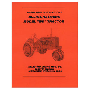 Operators Manual Reprint: AC WD - Bubs Tractor Parts