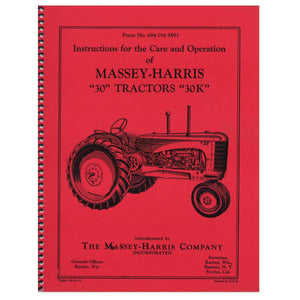 Care & Operation Manual - Bubs Tractor Parts