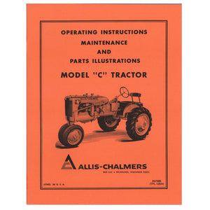 Operators Manual: AC C - Bubs Tractor Parts
