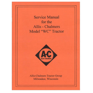 Service Manual Reprint: AC WC - Bubs Tractor Parts