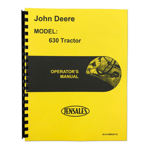 Operator Manual: JD 630 - Bubs Tractor Parts