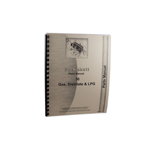 Cockshutt 30, CO-OP E3, Gas. Kerosene, LP, PARTS MANUAL - Bubs Tractor Parts