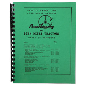 2-Cylinder Power Steering Service Manual Reprint - Bubs Tractor Parts