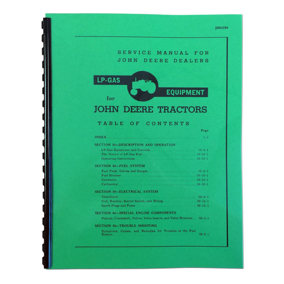 LP Service Manual Reprint - Bubs Tractor Parts